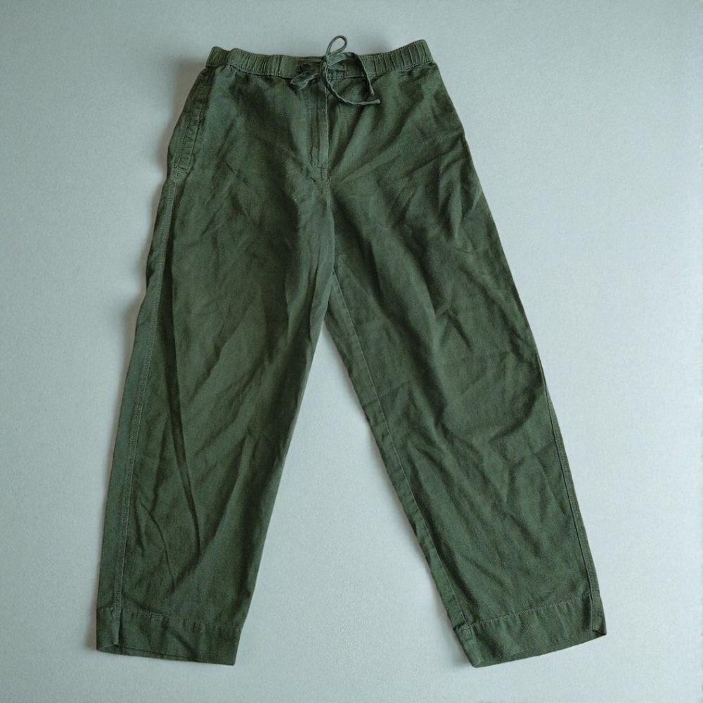 COS Barrel Leg Drawstring Trousers